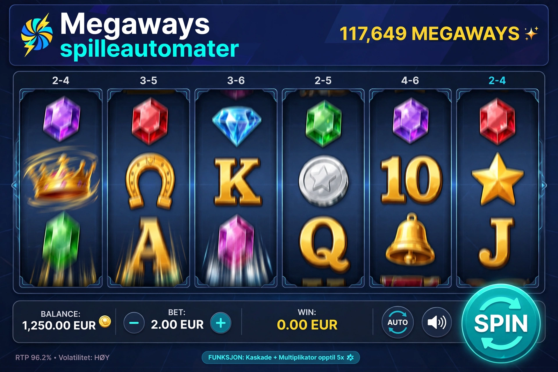 Megaways spilleautomater – komplett guide, tips og beste titler