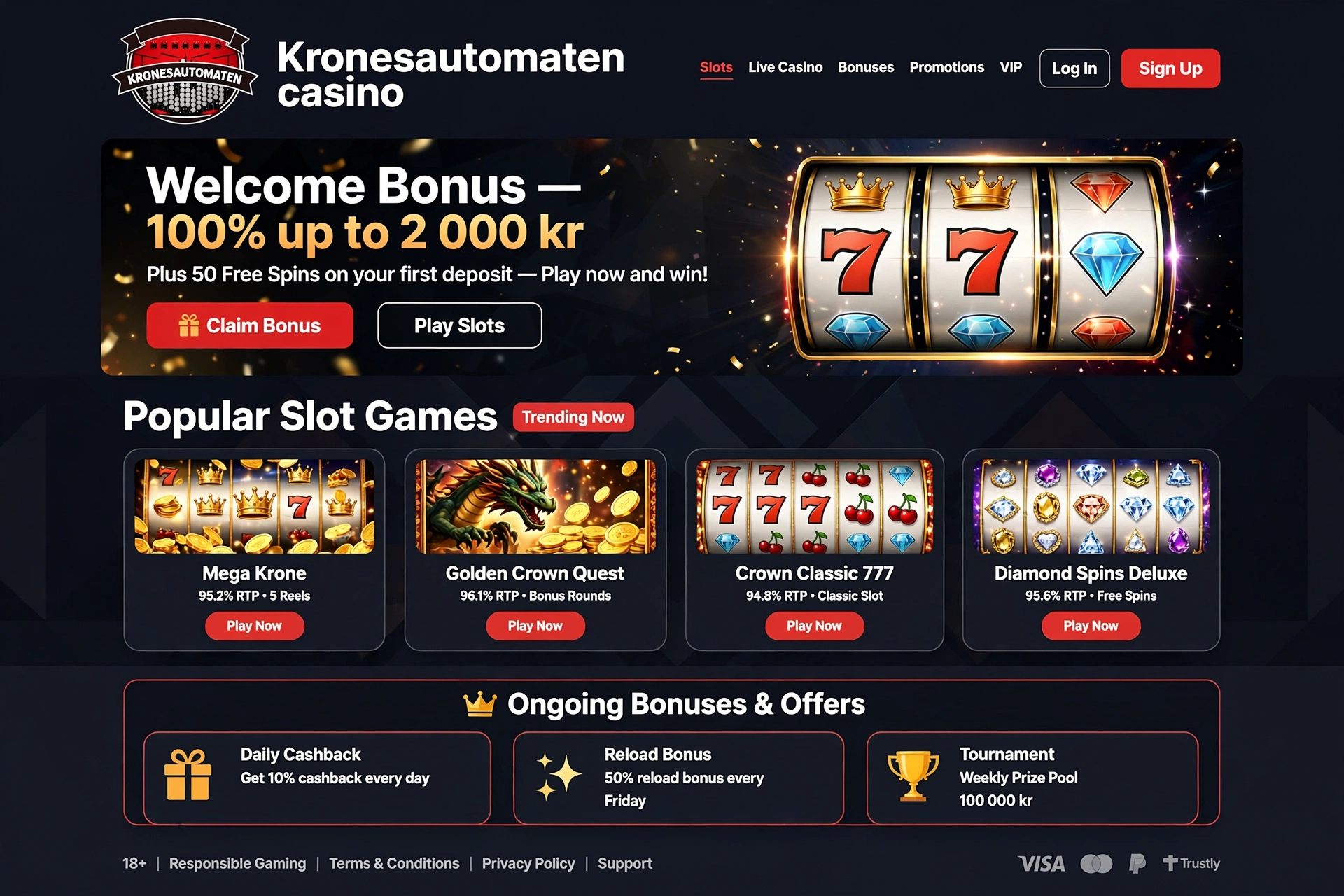Kronesautomaten — komplett guide til norske spilleautomater